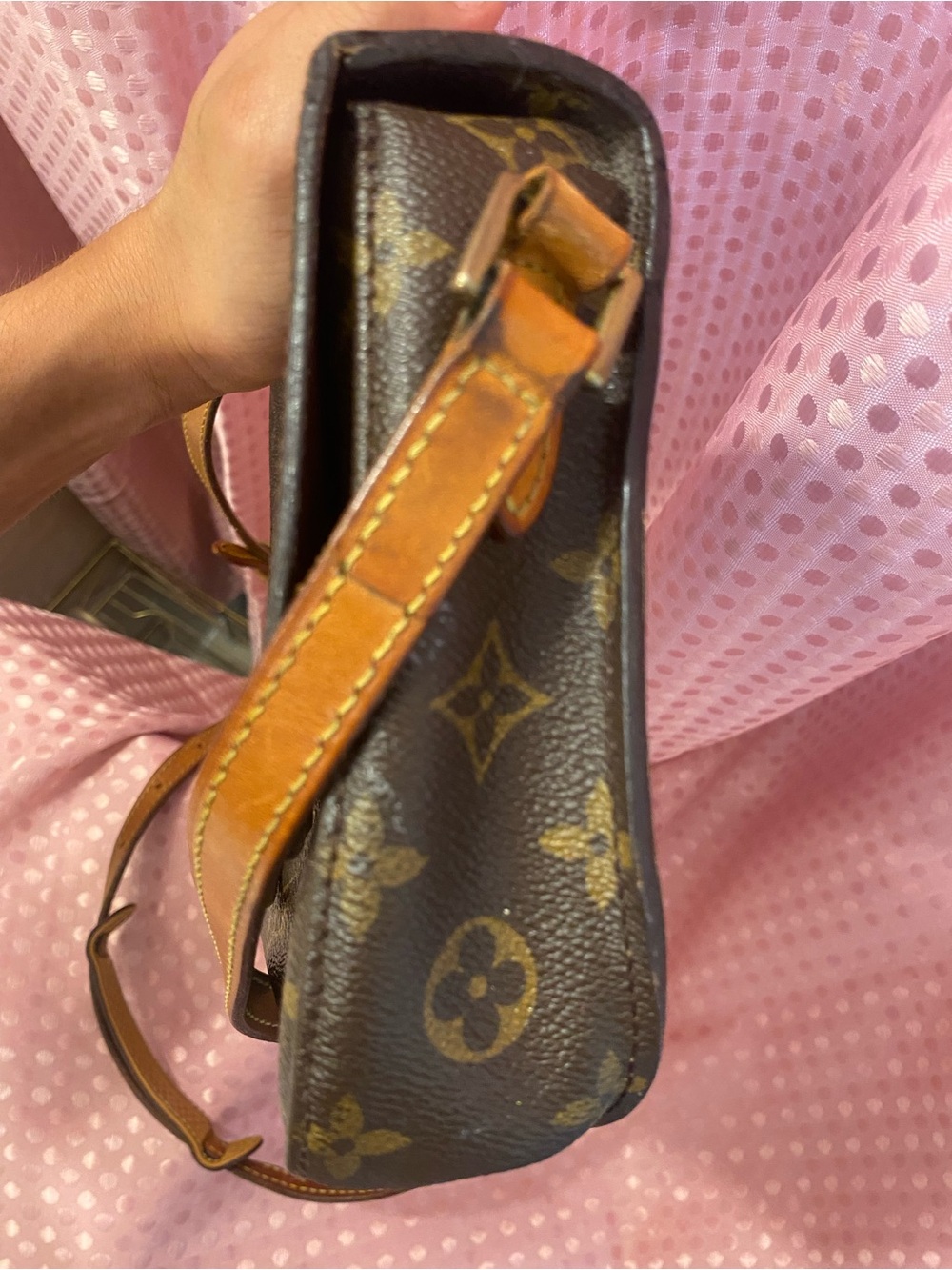 Louis Vuitton Monogram Canvas Crossbody in Brown and Tan - Picture 13 of 16